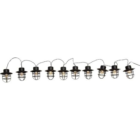 Lumisky Detroit guirlande solaire noire 4 mètres 10 ampoules (1/4)