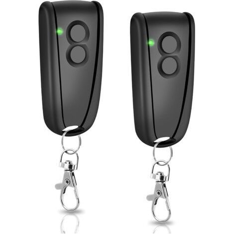 433,92 MHz Telecommande Porte Garage, 2 Boutons Telecommande Portail, Compatible Avec Ecostar RSC2, RSE2 Telecommande, Compatible Avec Liftronic 500, 700, 800 Porte de Garage(2 Piece) (1/5)