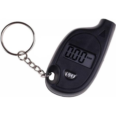 Mini porte-clés LCD numérique voiture pression des pneus moto Test voiture pneu testeur de pneu outil voiture (1/5)