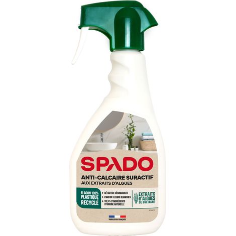 Desincrustante anticalcáreo sobreactivo con extractos de algas en spray 500 ml - Spado