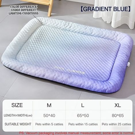 Tapis rafraîchissant pour chiens, lit rafraîchissant, coussin de glace d'été pour petits chiens, tapis de couchage antidérapant (1/5)
