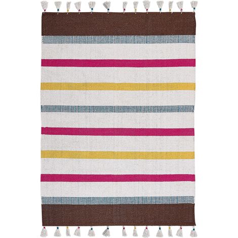Teppich HISARLI Bunt 160 x 230 cm Baumwolle
