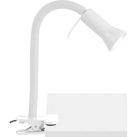 Brilliant Antony Klemmleuchte Energiesparlampe E14 40 W Weiß