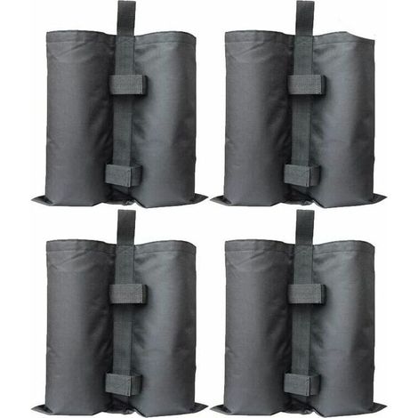 4er-Pack Sandgewichte für Pavillons, hochbelastbar, Industriequalität, robust, Beingewichte, Beingewichte, Sonnenschutzzelte, Sonnenschirme