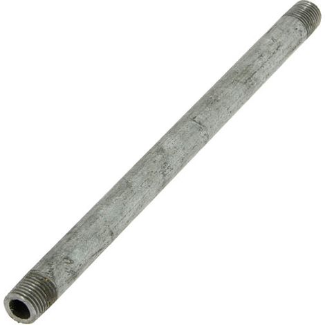 Bobine fonte galva longueur 200mm Mâle Mâle 1/4"