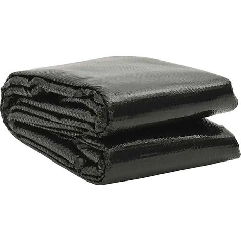 Cubierta solar para piscinas, retención de calor, protección UV, color antracita. (1/2)