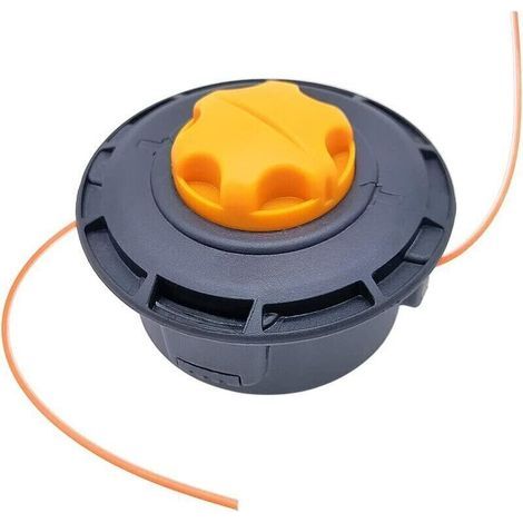 Tête de coupe-bordures M10 x 1,25 à filetage gauche avec embout automatique – Tête de coupe-bordures à double fil – Bobine de fil en nylon pour coupe-bordures thermiques (1/5)