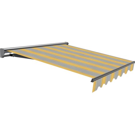 Store Extérieur Enroulable 4x2,5 AGB Polyester – Semi-Coffre Anthracite Plus (1/5)