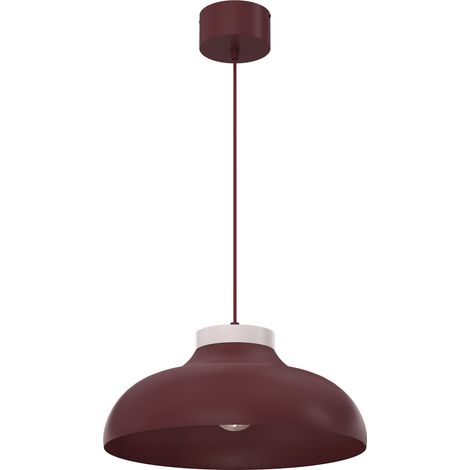 Suspension décorative Basca Luminex, 1xE27 15W, bordeaux et cachemire, acier, IP20 (1/5)