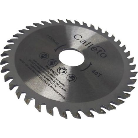 Disco per taglio legno 115mm  lama per smerigliatrice 40 denti circolare sega (1/5)