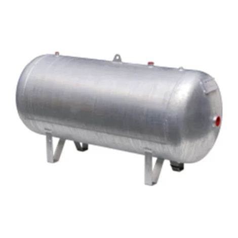 Réservoir d'air horizontal galvanisé 270 litres NUAIR (1/3)