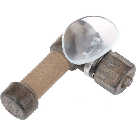 Diffuseur de dioxyde de carbone facile à utiliser, atomiseur de CO2 pour aquarium Super Fish Tank (marron, S)