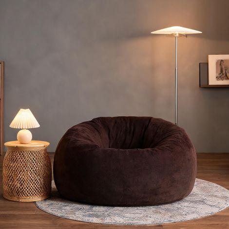 Pouf poire adulte 90 x 90 x 127 cm avec assise moelleuse (1/5)