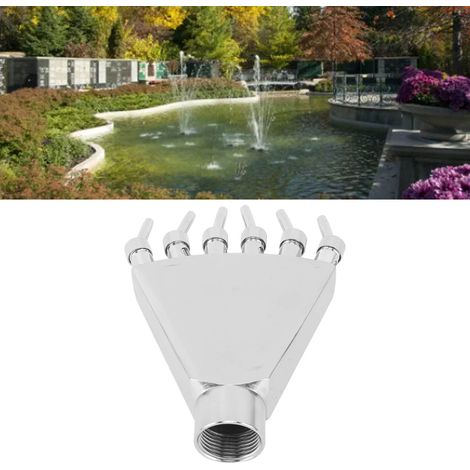 Pommeau de Douche en Acier Inoxydable 25mm Réglable pour Fontaine et Paysage (1/5)