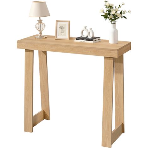 VEVOR Console d’Entree 91,5 cm de Longueur, Table Console Moderne, Table deAppoint Rectangulaire en Bois, Bout de Canape Etroit et Long, Meuble de Rangement pour Couloir, Chambre, Salon, Vestibule