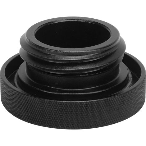 Runder Tankdeckel aus Aluminium, passend für Outback XT (2005–2013), schwarz (1/5)