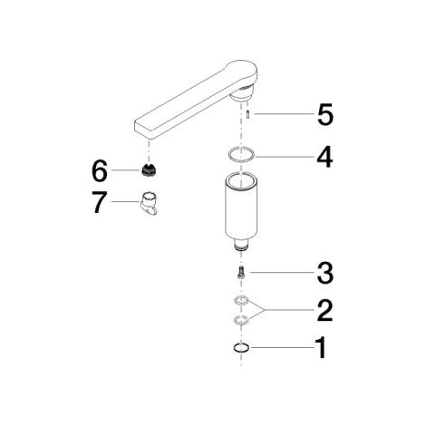 Dornbracht 90119600300-00 Bec de remplacement Pièces détachées