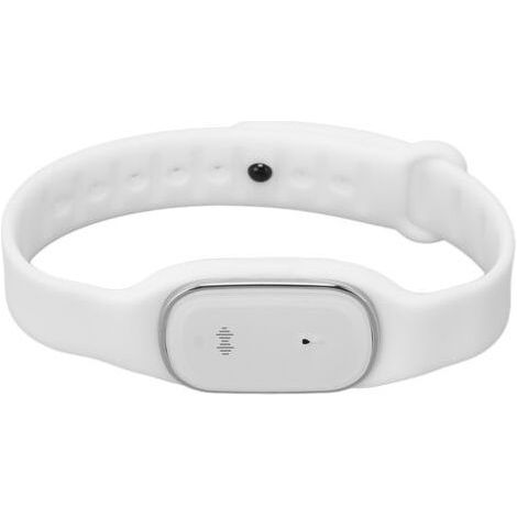 M1 White Mosquito Repellent Bracelet - Ultrasonic Mosquito Repellent - A Must-Have for Summer (1/4)