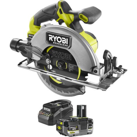 Affleureuse à bois RYOBI 18V One+ RTR18 - Batterie 4,0Ah et chargeur (1/5)