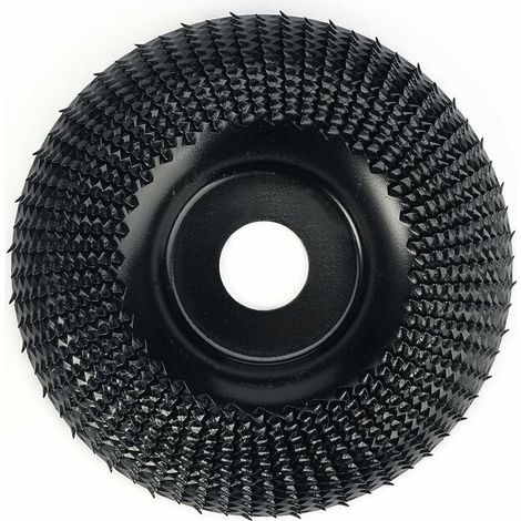 Disque Bois Meuleuse 125 mm Metal, Disque Abrasif 125mm, Disques de Meulage Bois en Carbure, Disque de Sculpture sur Bois, pour le Meulage Grossier des Matériaux, Sculpture Bois Tronconner (1/5)