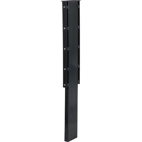 Gabionen-Zaunpfosten Premium 120x40x mm, 2400 mm, anthrazit
