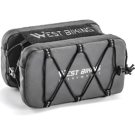 Sacoche de cadre pour tube supérieur, 1 litre, fixation rapide, pour vélos de route et VTT (1/4)