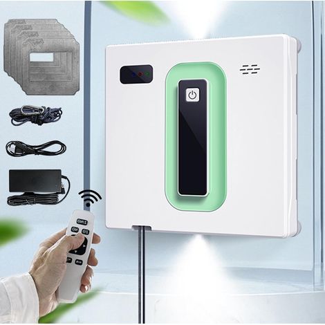 Robot nettoyeur de vitres intelligent 3000 Pa – Double réservoir d'eau – Application BatanE pour contrôle – Nettoyage automatique (1/5)