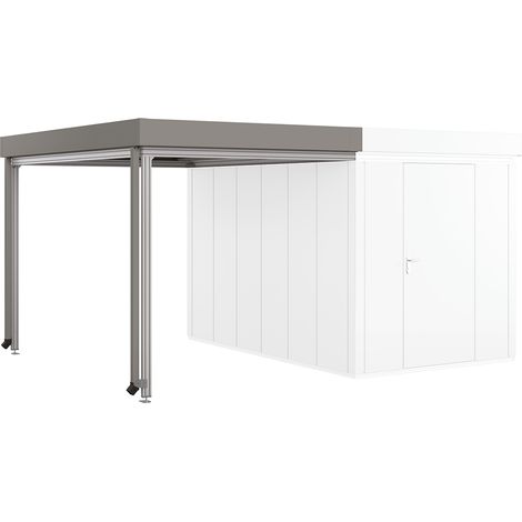 Hörmann Loungedach für "Juno" Gerätehäuser, graualuminium, 225 x 325 cm (1/5)
