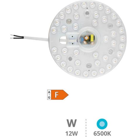 Placa LED con imán para plafones 12W 6500K