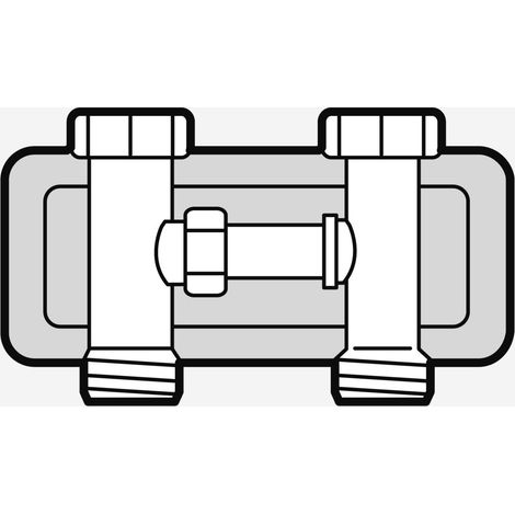 Diffenzdruckloser Verteiler WDV DN25 zum Anschluss an Kompaktverteiler WKV - 50900100762 von Weishaupt