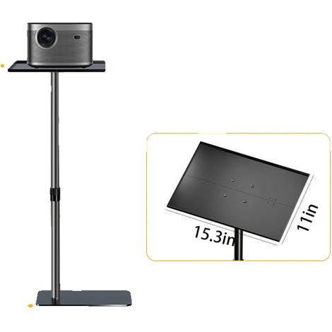 Support de projecteur, hauteur réglable, rotation à 360 degrés (1/2)
