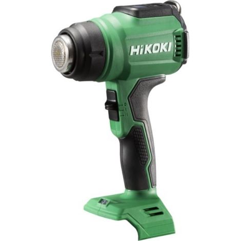 Hikoki – Décapeur thermique 18V Li-ion – Température 30 à 550°C – Écran LCD – 3 buses – Moteur Brushless pour travaux intensifs
