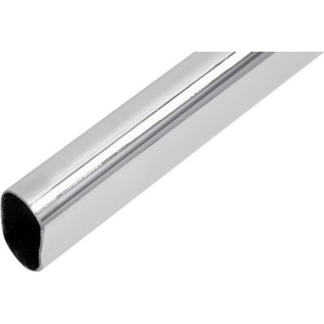 Tube de penderie ovale 30 x 15 acier laitonné longueur 3m épaisseur 0.7 mm - BILCOCQ DUVAL