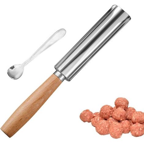 Fleischbällchenformer – Multifunktionales Küchengerät mit einfacher Entnahme – für Fisch, Hähnchen, Garnelen und Reis. Geeignet für Anfänger, Profis und Hausfrauen. (1/2)
