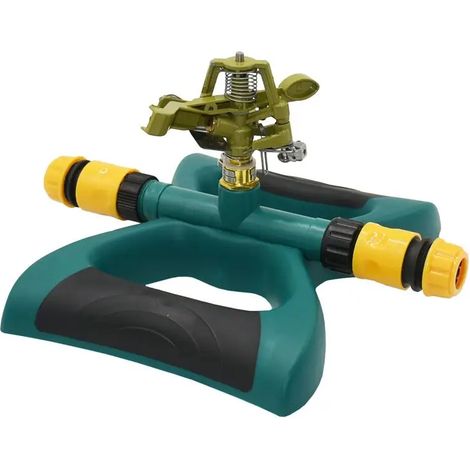 Arroseur de jardin avec support de buse en alliage de zinc, arroseur rotatif pour irrigation agricole (tuyau 1/2 x 1/2 po), 1 pièce (1/5)