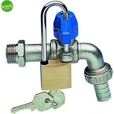 Rubinetto a sfera con lucchetto e portagomma Enolgas eko 1/2