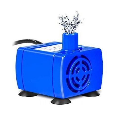Cat Fountain Pump, Submersible Cat Water Pump Quiet Replacement Pump for Cat Dog Pet Water Fountain Low Consumption (1/5)