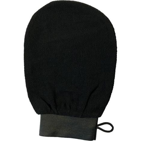 Schwamm - Badeblume Bräunungshandschuh Glatteste Oberfläche Einfach zu verwenden Auto-Styling-Handschuhe - Schwarz 1 (1/4)