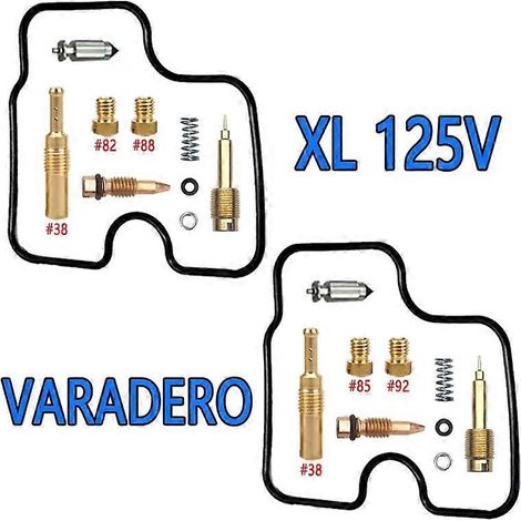 Kit de réparation de carburateur pour Honda 125 VARADERO XL125V (pièces pour flotteur de carburateur de moto XL125 125cc). (1/5)