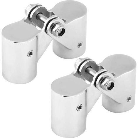 Raccordo girevole pieghevole in acciaio inox per tubo di ringhiera di imbarcazioni e yacht (22 mm).