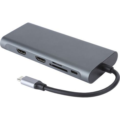 Tragbare 12-in-1 USB 3.0 Dockingstation mit HDMI, VGA und PD-Ladefunktion für OS X Laptops (1/5)