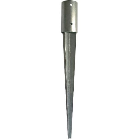 Simpson Strong Tie – Pied poteau rond à enfoncer – Acier DD11 – Finition galvanisée – Épaisseur 2mm – Classe de protection 3 – Pour béton armé (1/6)