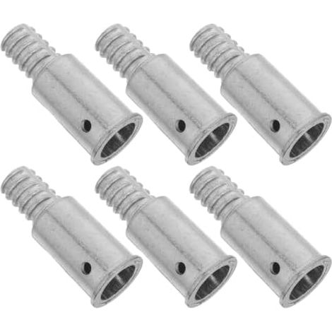 ifundom Construction stable 6 pièces Raccord fileté en métal Cylindrique Montage facile pour manche à balai et rallonge pour un nettoyage intensif des grandes surfaces (1/5)