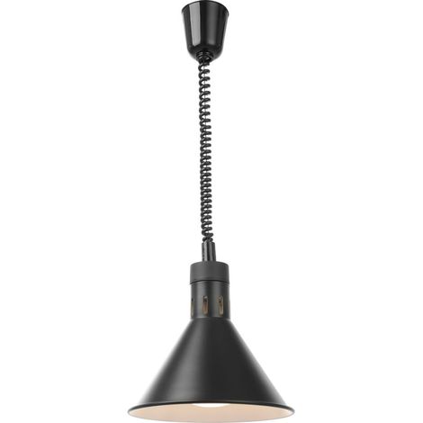 HENDI Höhenverstellbare Wärmelampe, konisch, Kupfer, 230V/250W, ⌀275x(H)250mm (1/5)