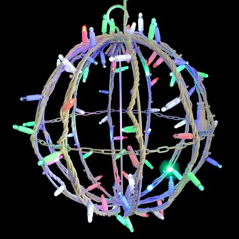 Guirlande lumineuse à boules scintillantes 3D 35 cm MULTICOLORE (1/5)