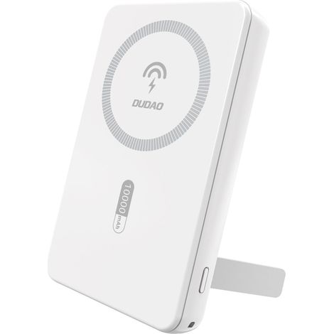 Powerbank K14S+ da 10000 mAh con supporto da 20 W, USB-A / USB-C / MagSafe - Bianco