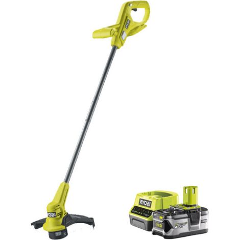 Pack RYOBI Coupe bordures - dresse bordures 18V One+ RY18LT23A-0 - 1 Batterie 4.0Ah - 1 Chargeur rapide RC18120-140