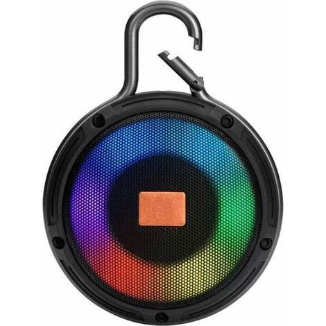 TrAdE Shop Traesio - Cassa Speacker Portatile Bluetooth Luce Led Multicolor Con Gancio Per Appenderla - (1/4)