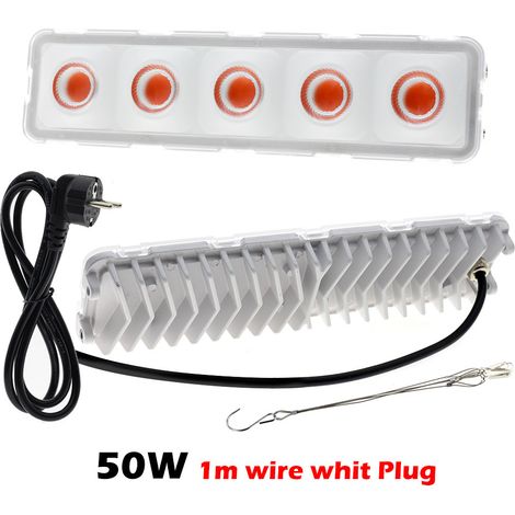 Lampe LED pour plantes d’intérieur – Éclairage à spectre complet 50 W, longueur 1,5 m, prise européenne, idéale pour la croissance, la floraison et la récolte (1/2)