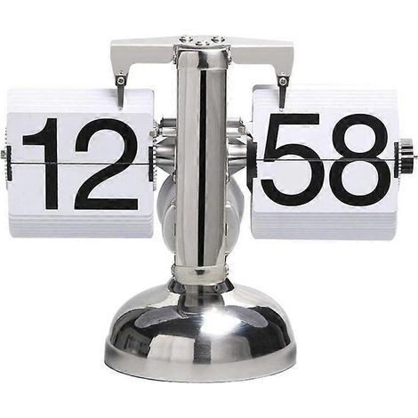 Digitaler Wecker mit Wippschalter, Retro-Tischwecker, Kompaktmodell, LED-Bildschirm, Vintage-Design, kleine Größe, für Schreibtisch oder Nachttisch. (1/5)